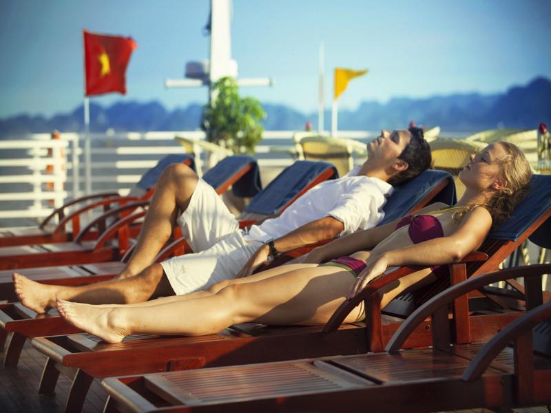 Huong Hai Sealife Cruise Ha Long Buitenkant foto